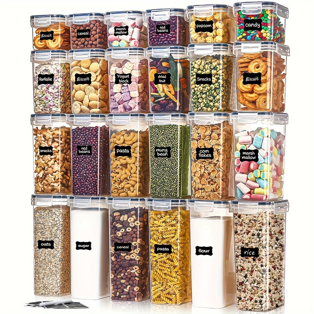 Food Storage Square Containers - 24Pcs Food Storage Containers 12 Boxes