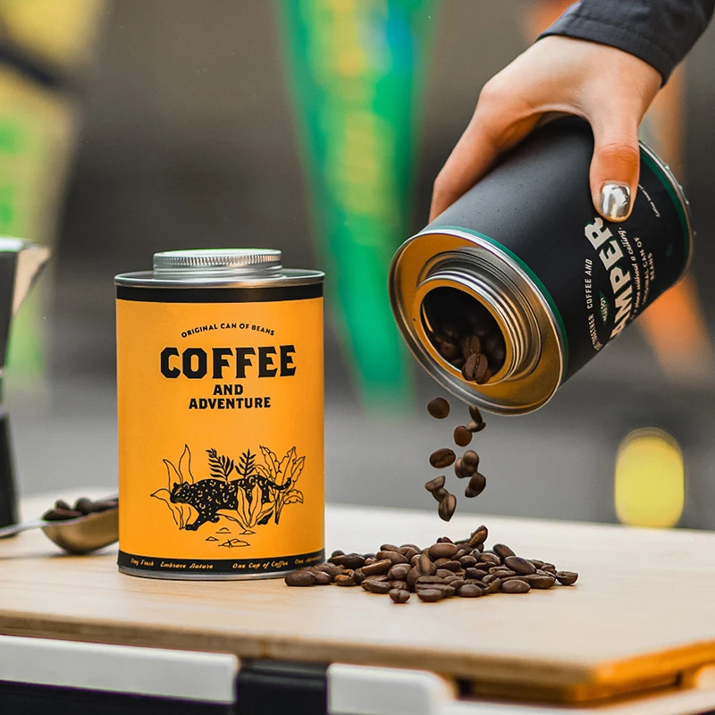 Food Storage Large - 1pc Coffee Bean Sealed Storage Can