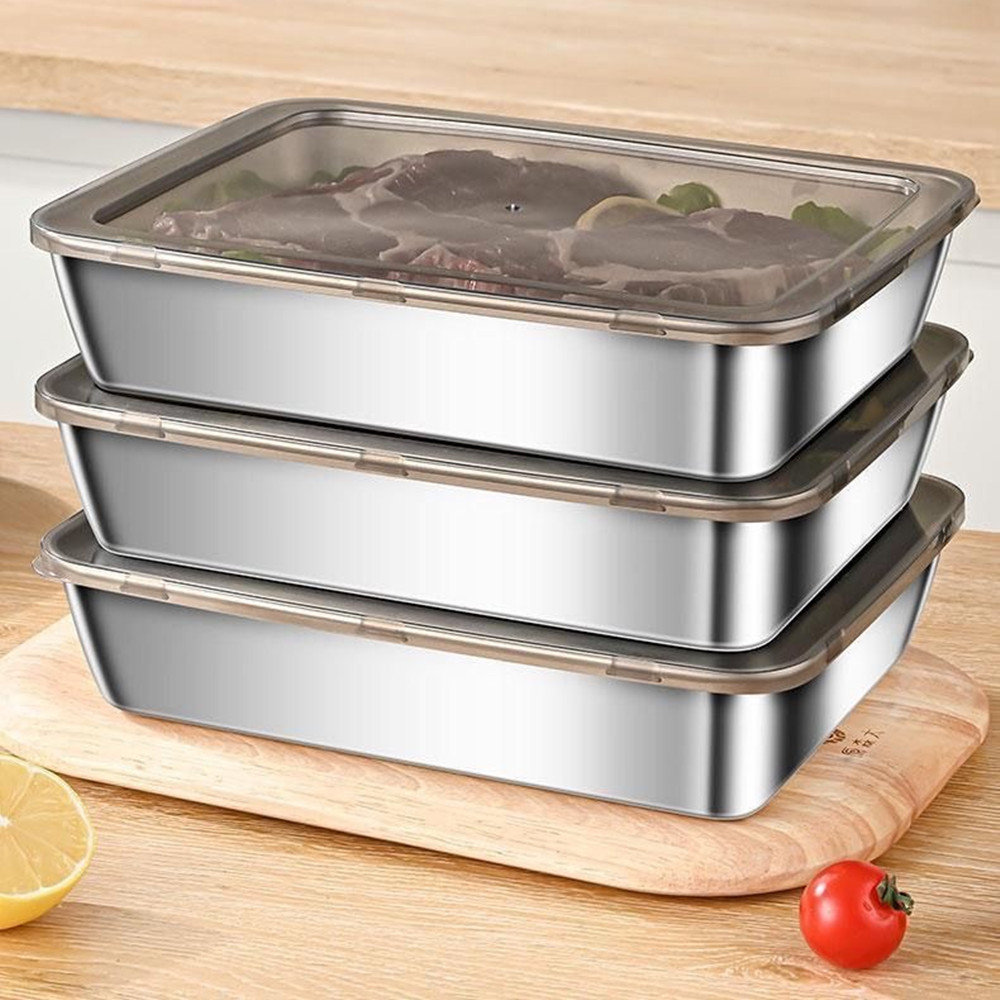 Set Food Storage - 2026 3pcs 5pcs Stainless Steel Food