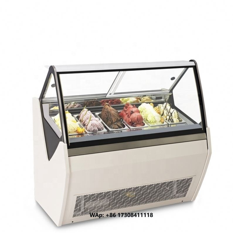 Food Storage Large - Immersive Glass Door Chest Display Freezer