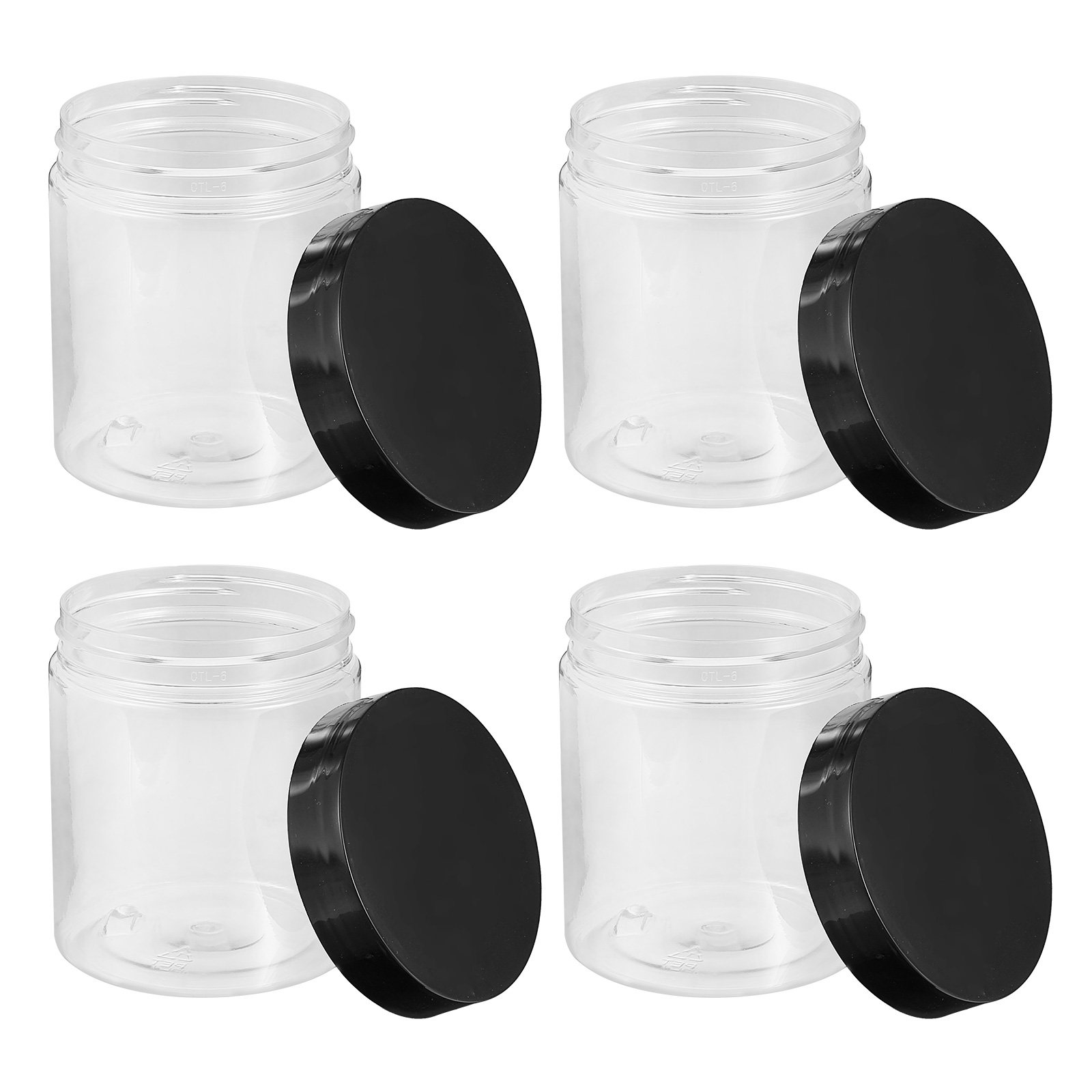Food Storage Plastic - 12Pcs High Grade Transparent Plastic Storage
