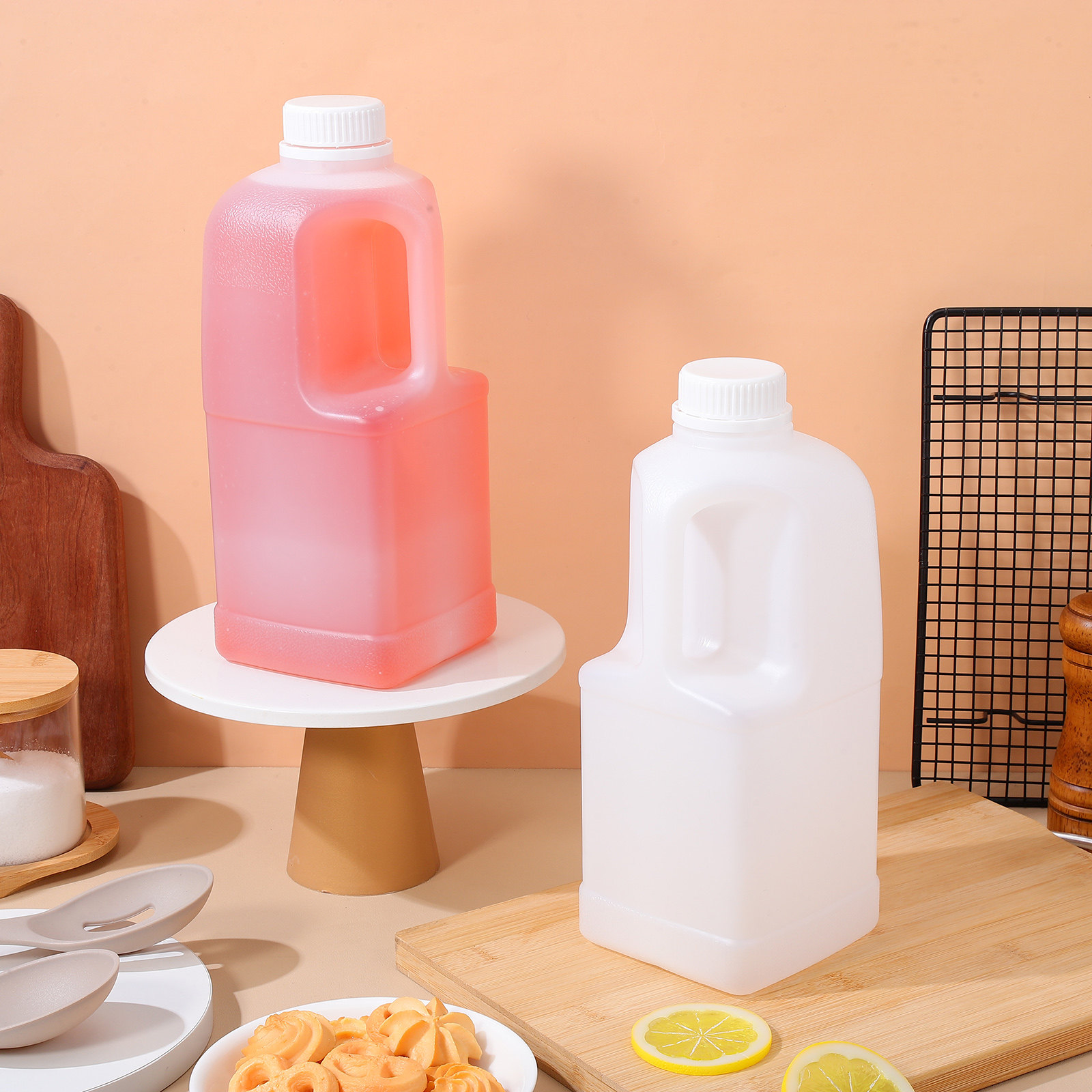 Food Storage Large - 3Pcs Large Capacity 2 Gallon Water
