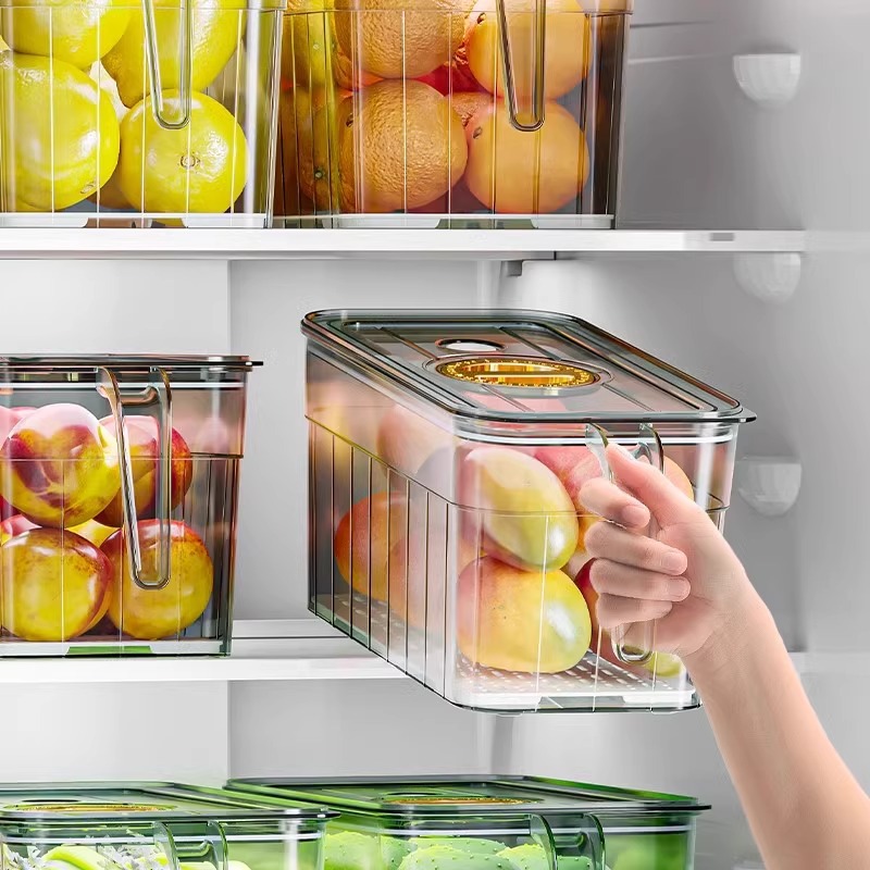 Food Storage Square Containers - Refrigerator sorting storage box, eggs, fruits