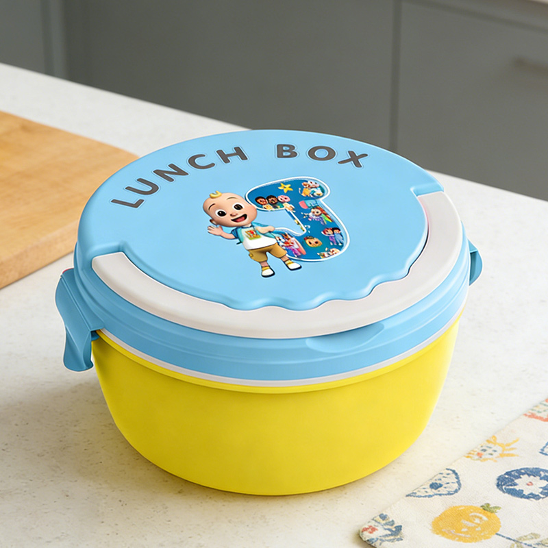 Food Storage Plastic - Cocomelons Lunch Boxs Portable Bento Meal