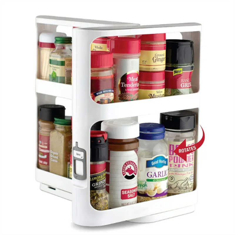 Food Storage Without Plastic - Multi-layer Storage Rotating Rack, Storage Rack
