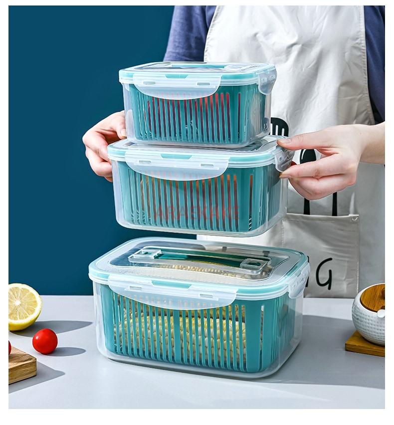 Food Storage Large - Household kitchen large drainage basket storage