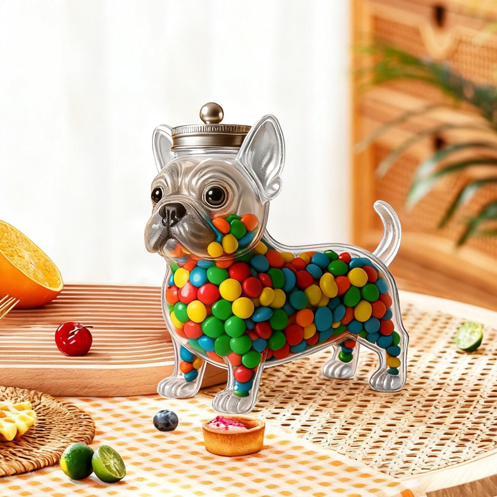 Food Storage Jars With Lids - Candy Jar Animal Shape Candy Storage