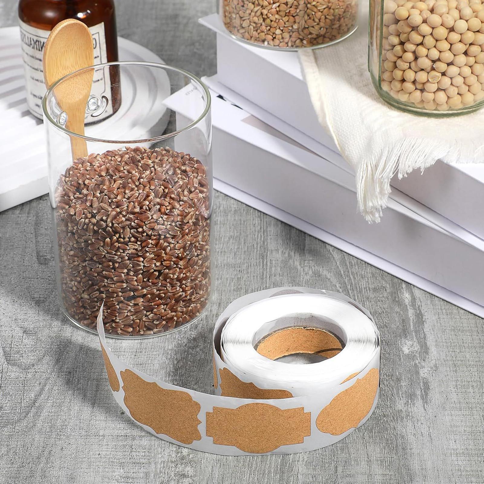 Craft Labels 300 Piece Writabl - Food Storage Jar Labels ulasan dan harga