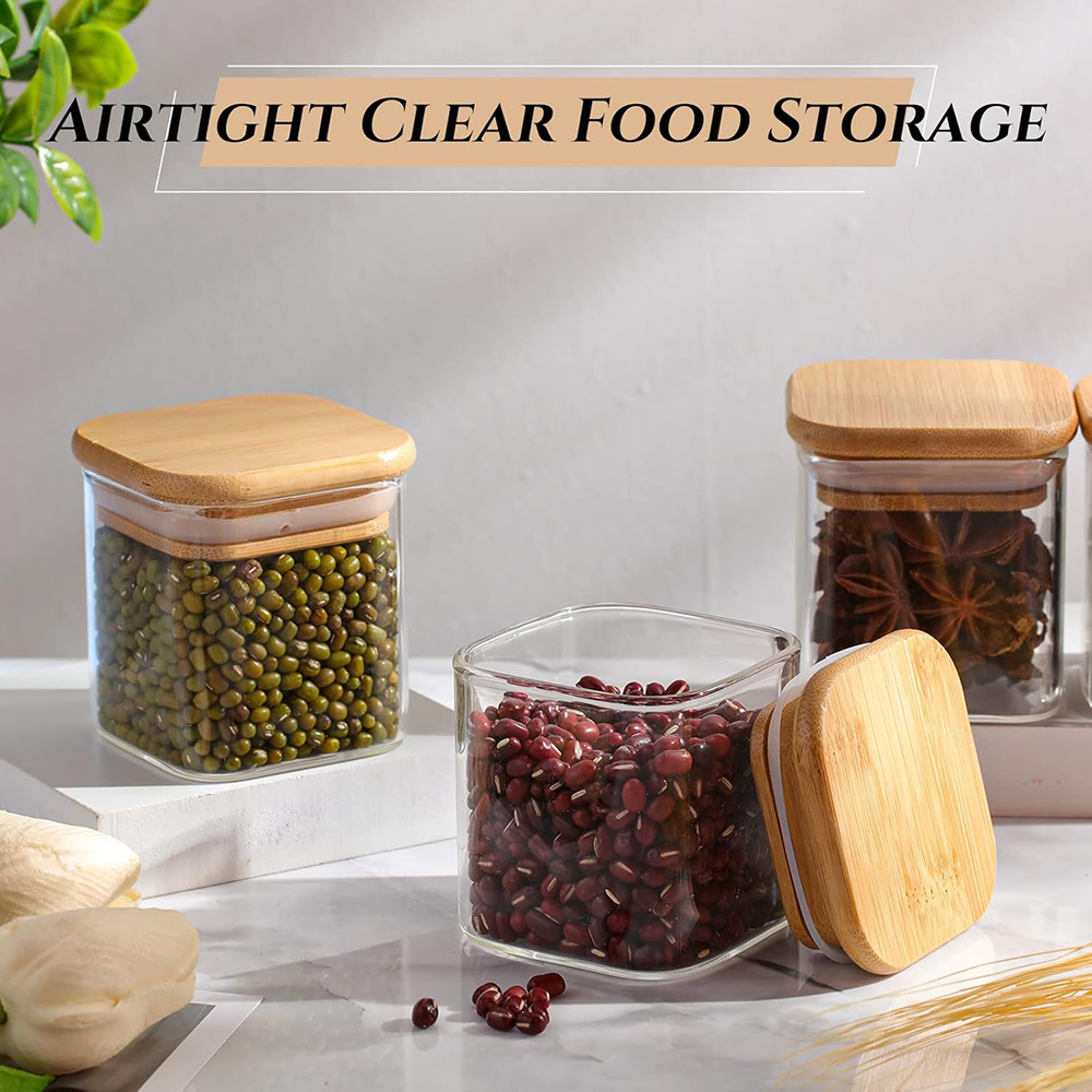 4oz 6Packs Glass Jars Set with - Food Storage Jar Labels ulasan dan harga