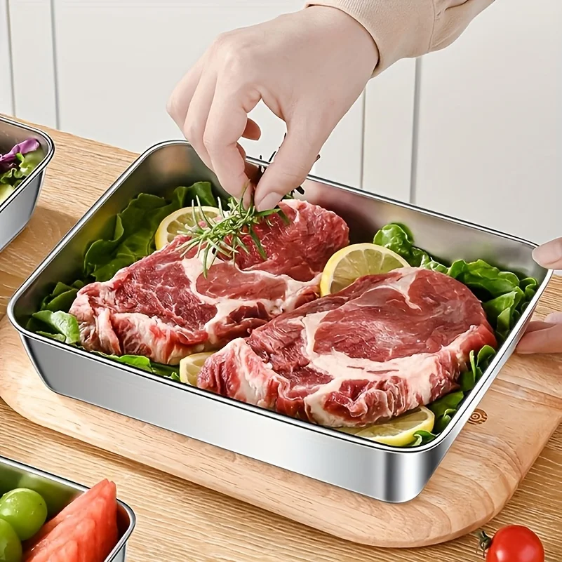 5pcs Stainless Steel Food Stor - Set Food Storage ulasan dan harga