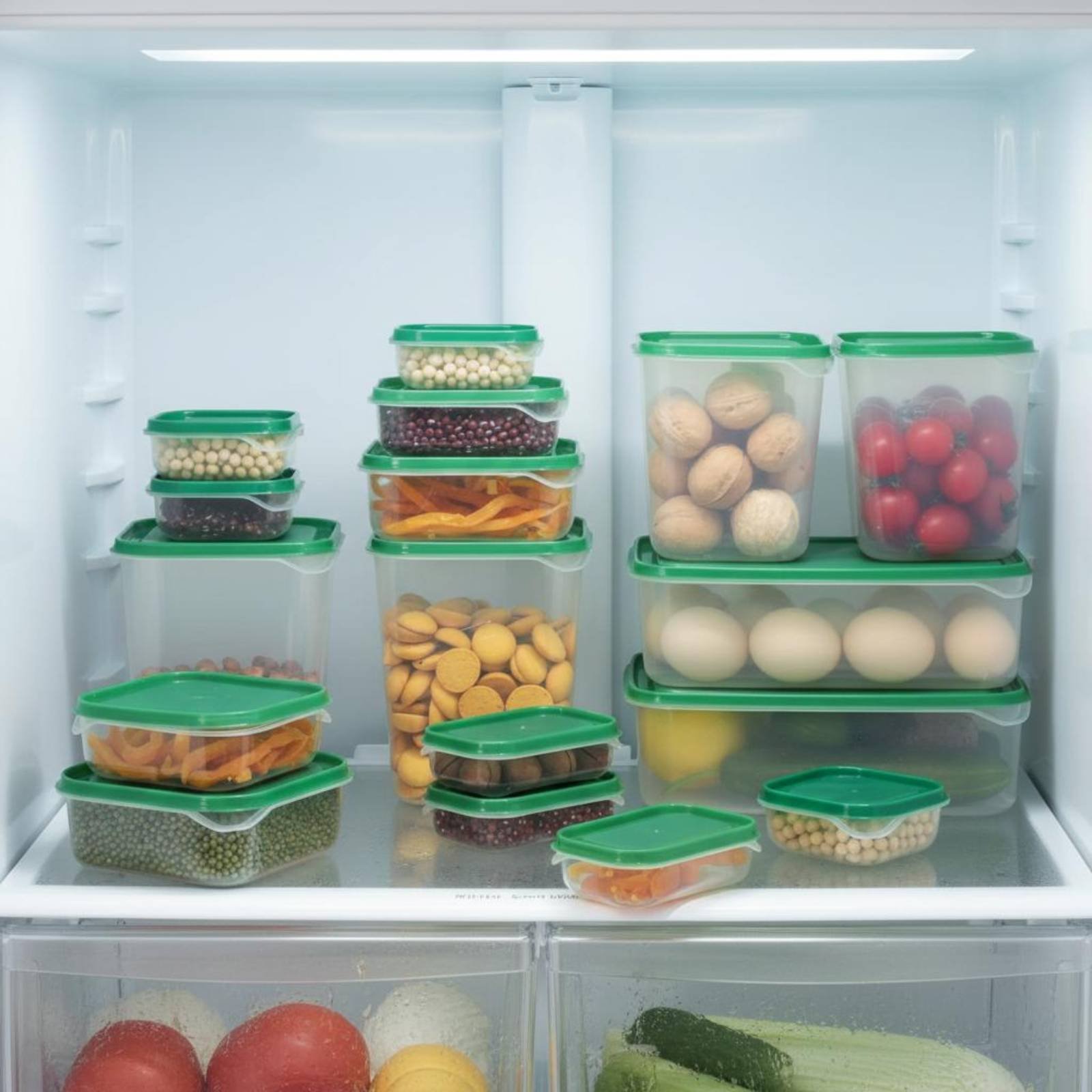 17 Pieces Fridge Storage Box S - Food Storage Lid ulasan dan harga