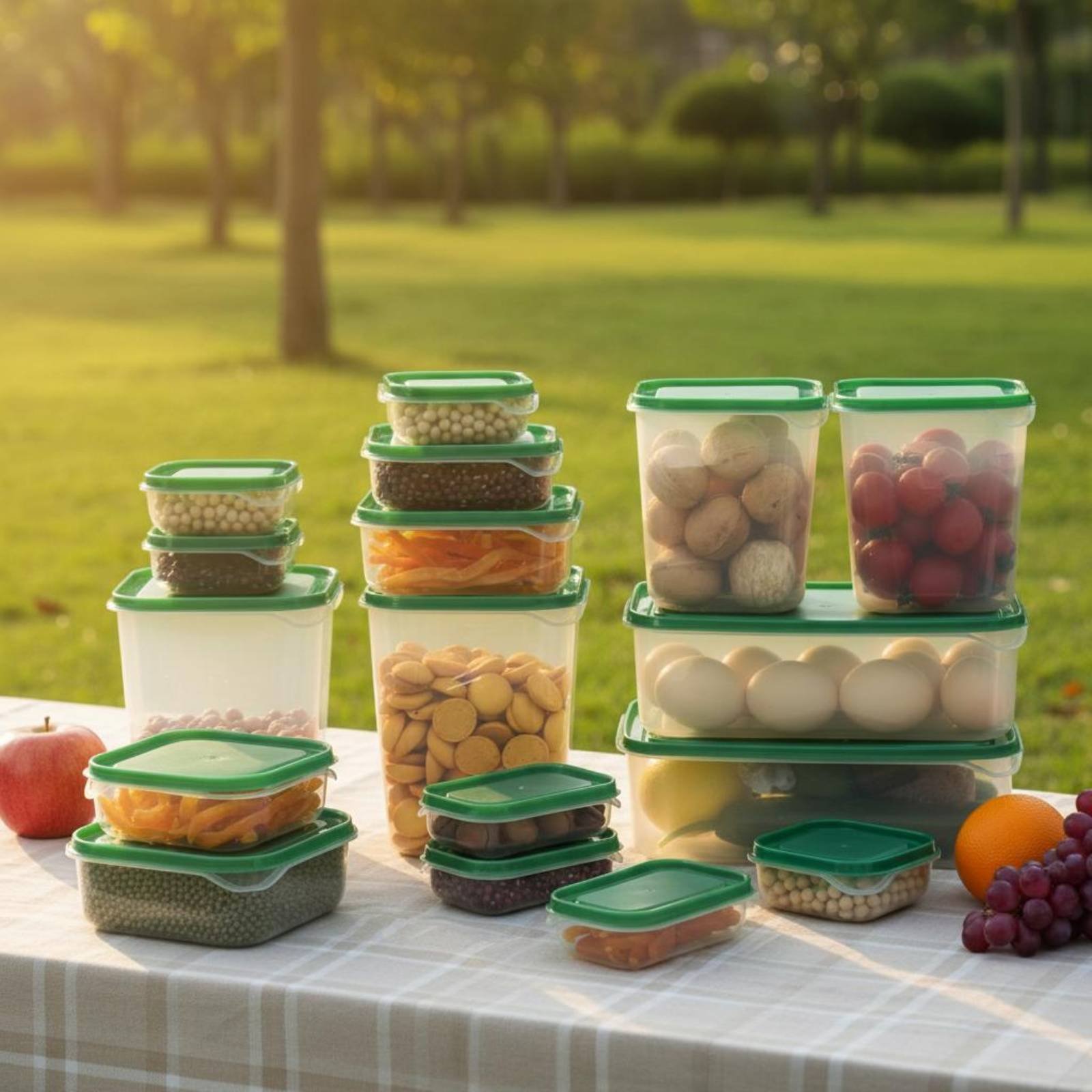 17 Pieces Fridge Storage Box S - Food Storage Lid ulasan dan harga