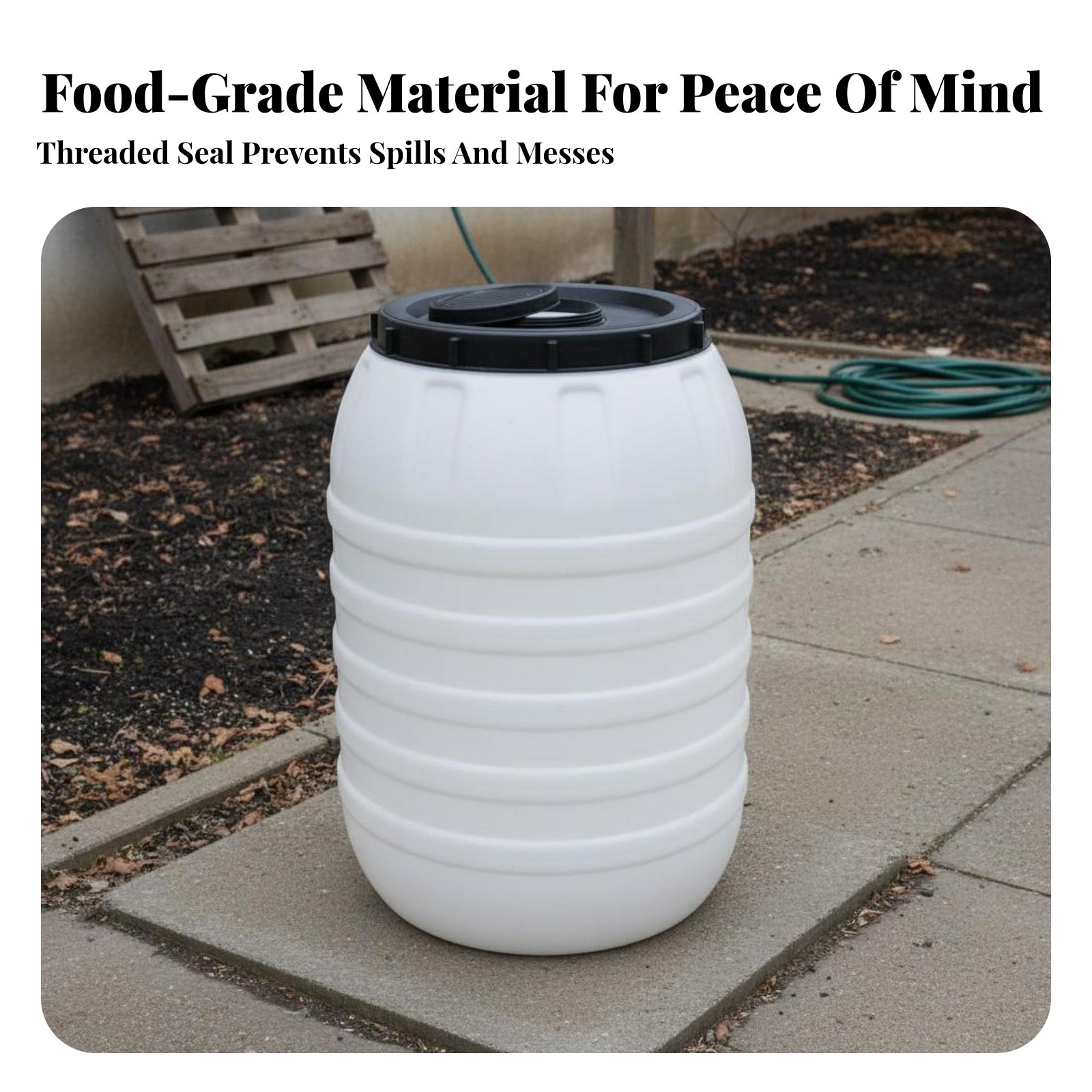 Food Grade Plastic Barrel Airt - Food Storage Plastic ulasan dan harga