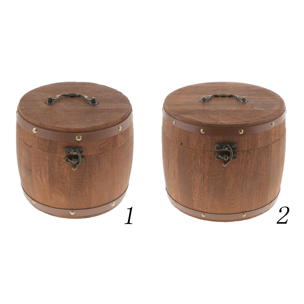 Wooden Tea Canister Airtight F - Food Storage Jars With Lids ulasan dan harga