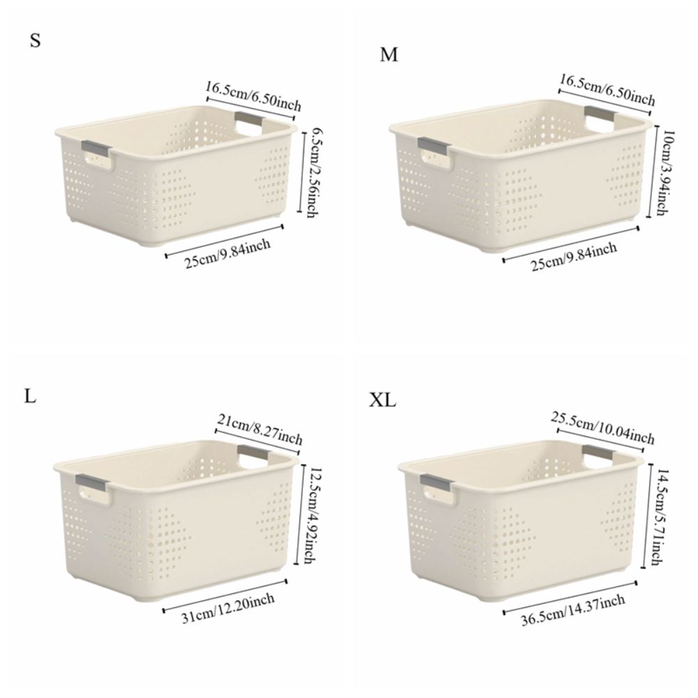 Durable Plastic Storage Basket - Food Storage Without Plastic ulasan dan harga