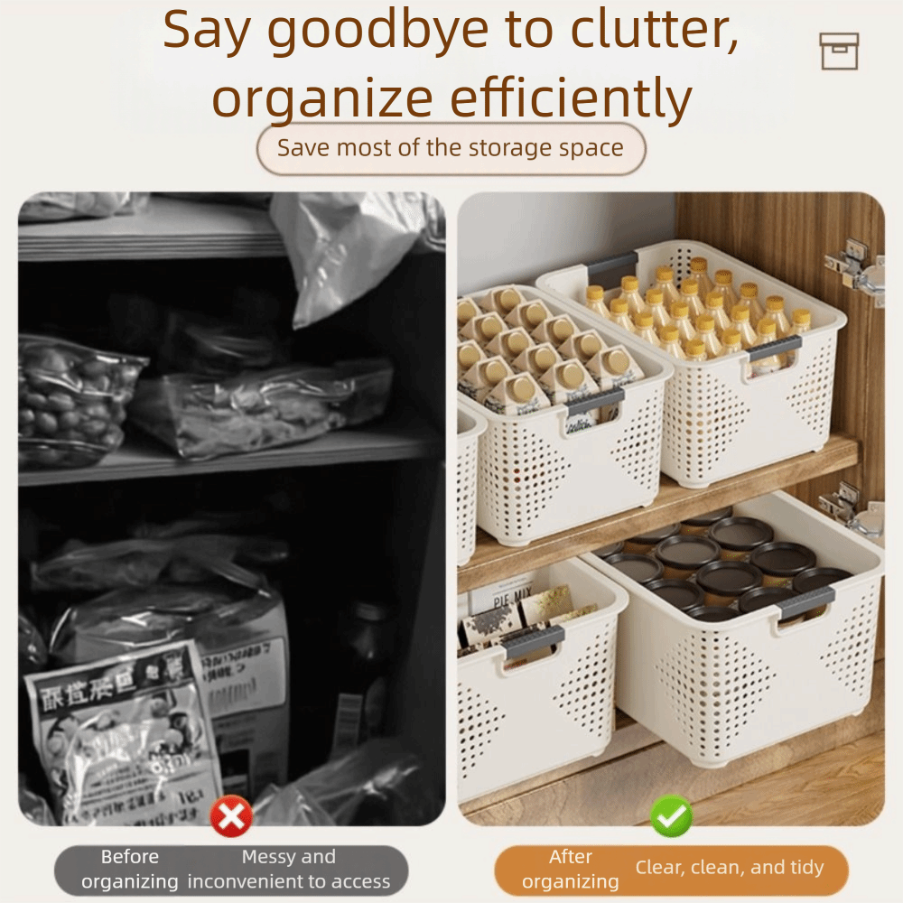 Durable Plastic Storage Basket - Food Storage Without Plastic ulasan dan harga