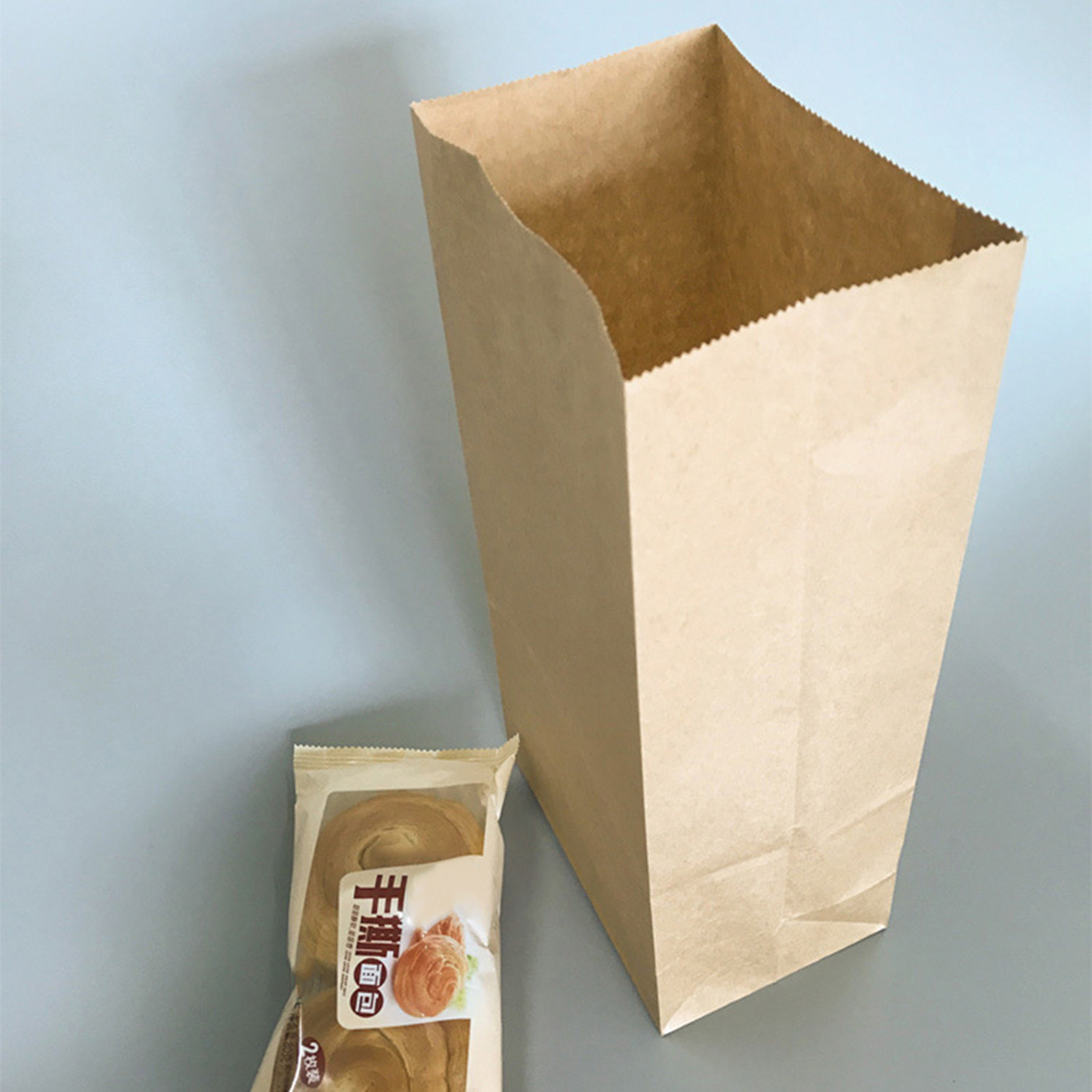 100pcs Kraft Paper Bag Small S - Food Storage Large ulasan dan harga