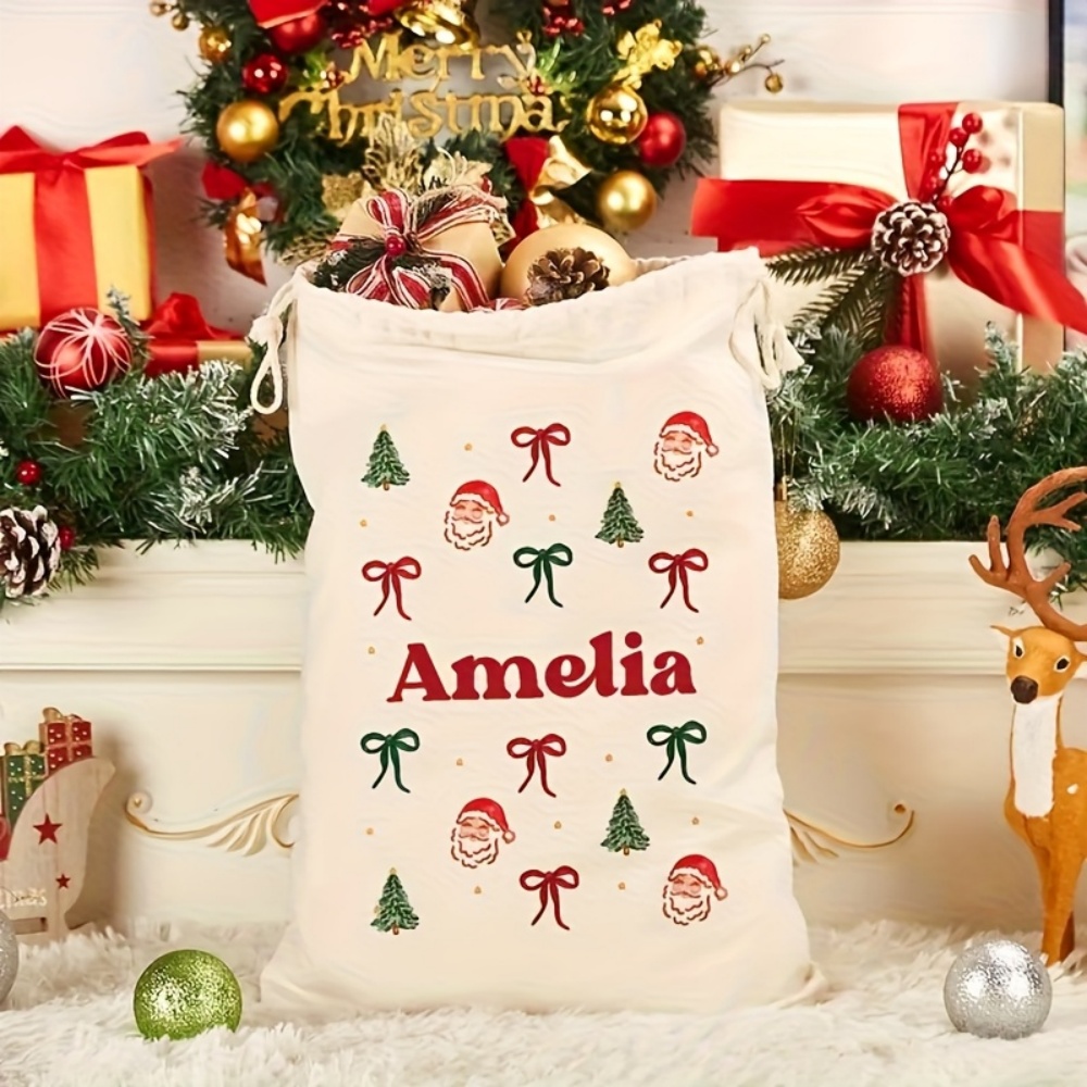 Personalised Simple Santa & Ch - Food Storage Plant ulasan dan harga