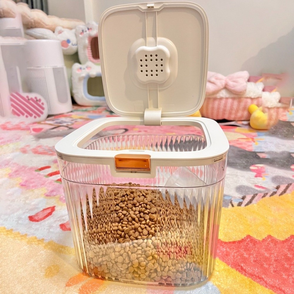 Flip Cover Dog Food Storage Co - Food Storage Large ulasan dan harga