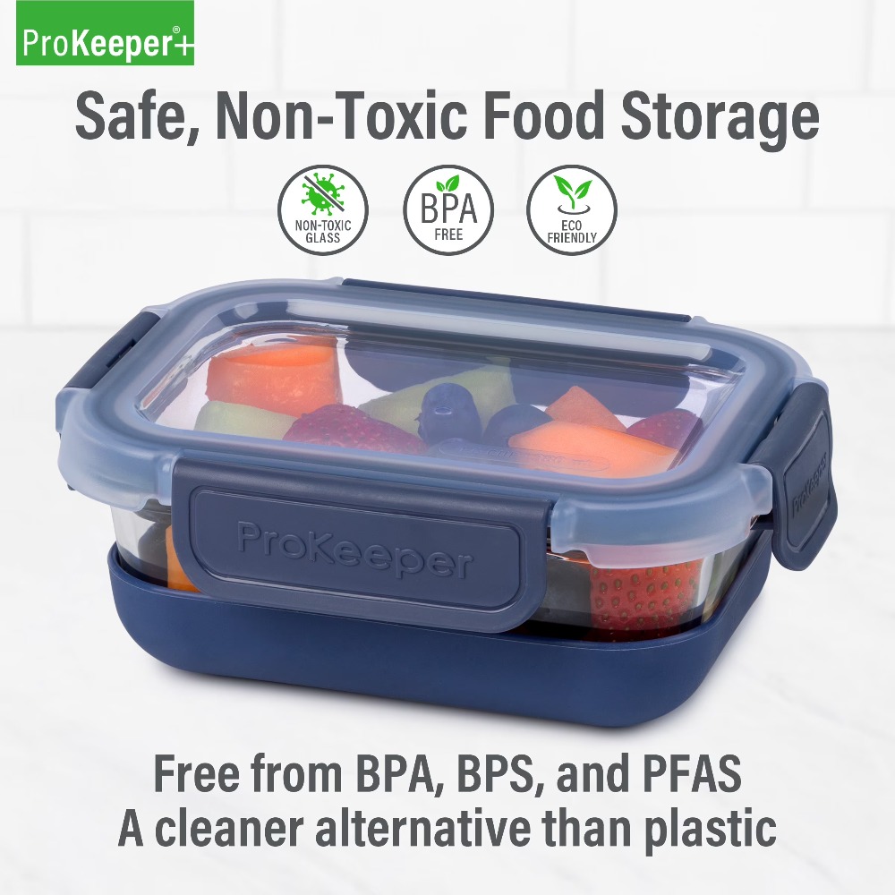 2 Pack 1.6 Cup Glass Food Stor - Food Storage Silicone ulasan dan harga