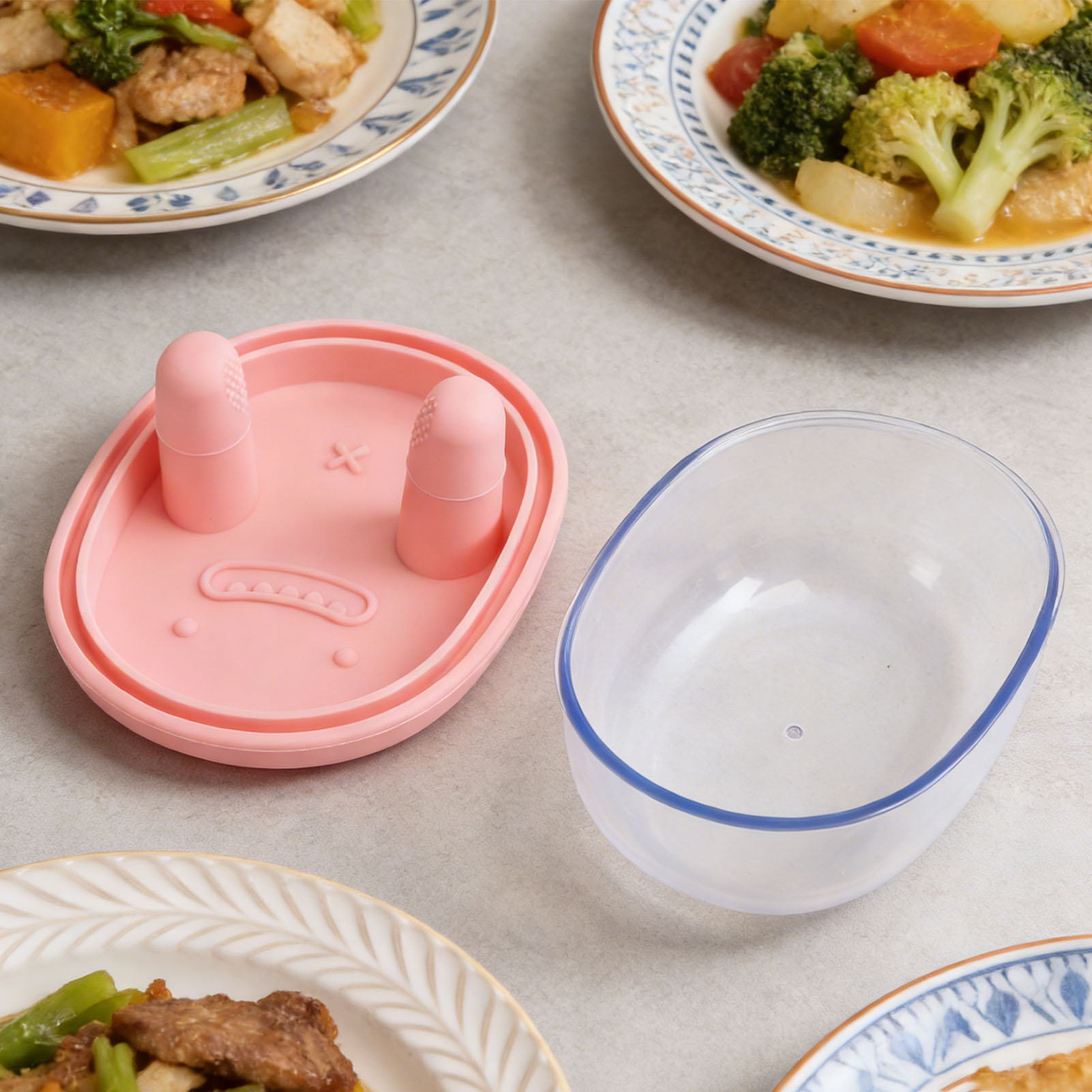 2 in 1 No Mess Snack Container - Food Storage Silicone ulasan dan harga