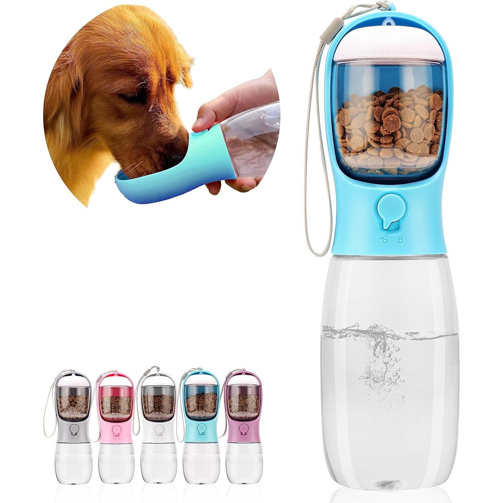 Dog Water Bottle with Food Con - Food Storage Essentials ulasan dan harga