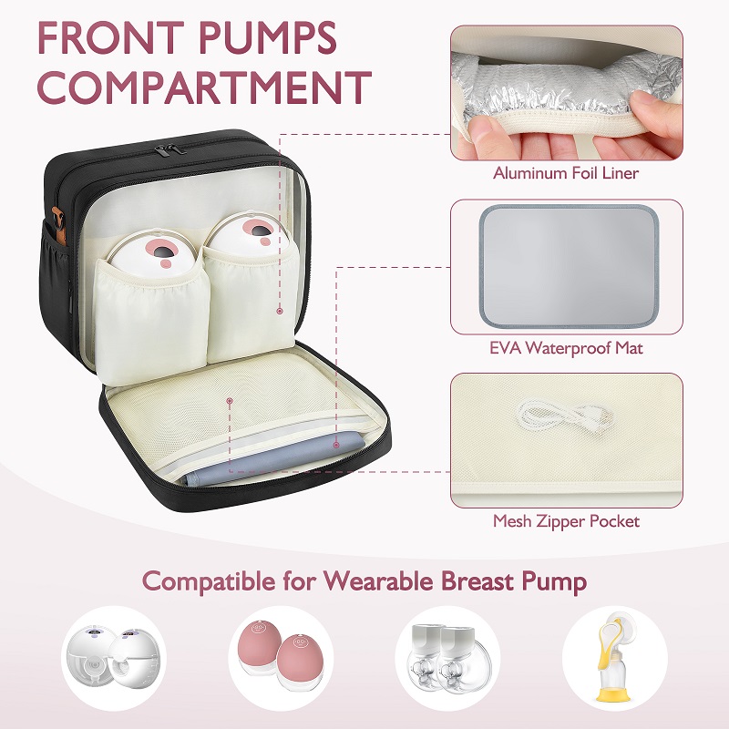 Detachable Breast Pump Bag wit - Food Storage Baby ulasan dan harga