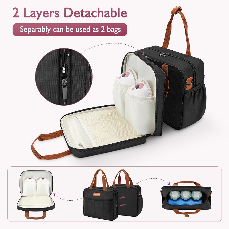 Detachable Breast Pump Bag wit - Food Storage Baby ulasan dan harga