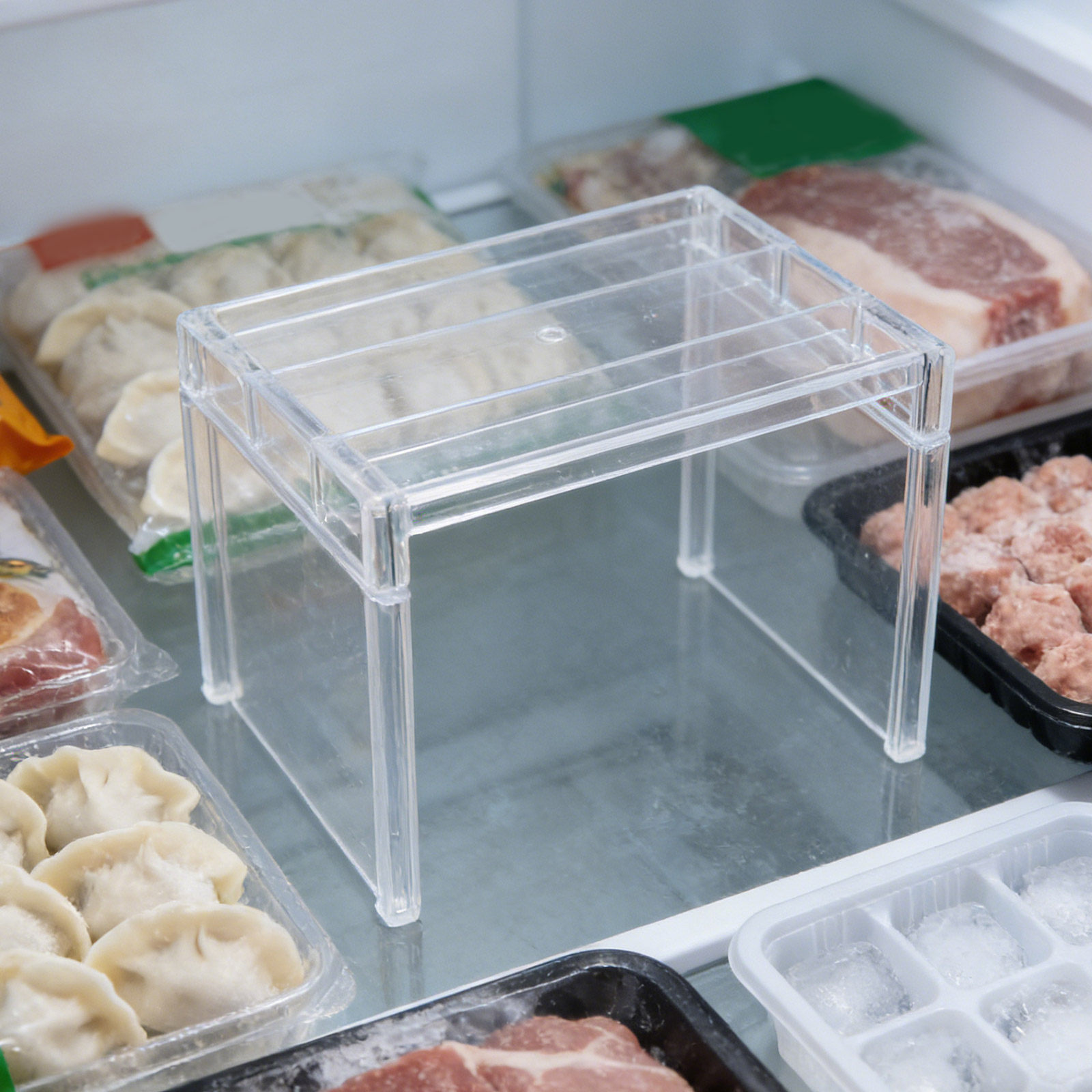 2Pcs Refrigerator Organizer Sh - Food Storage Rack ulasan dan harga