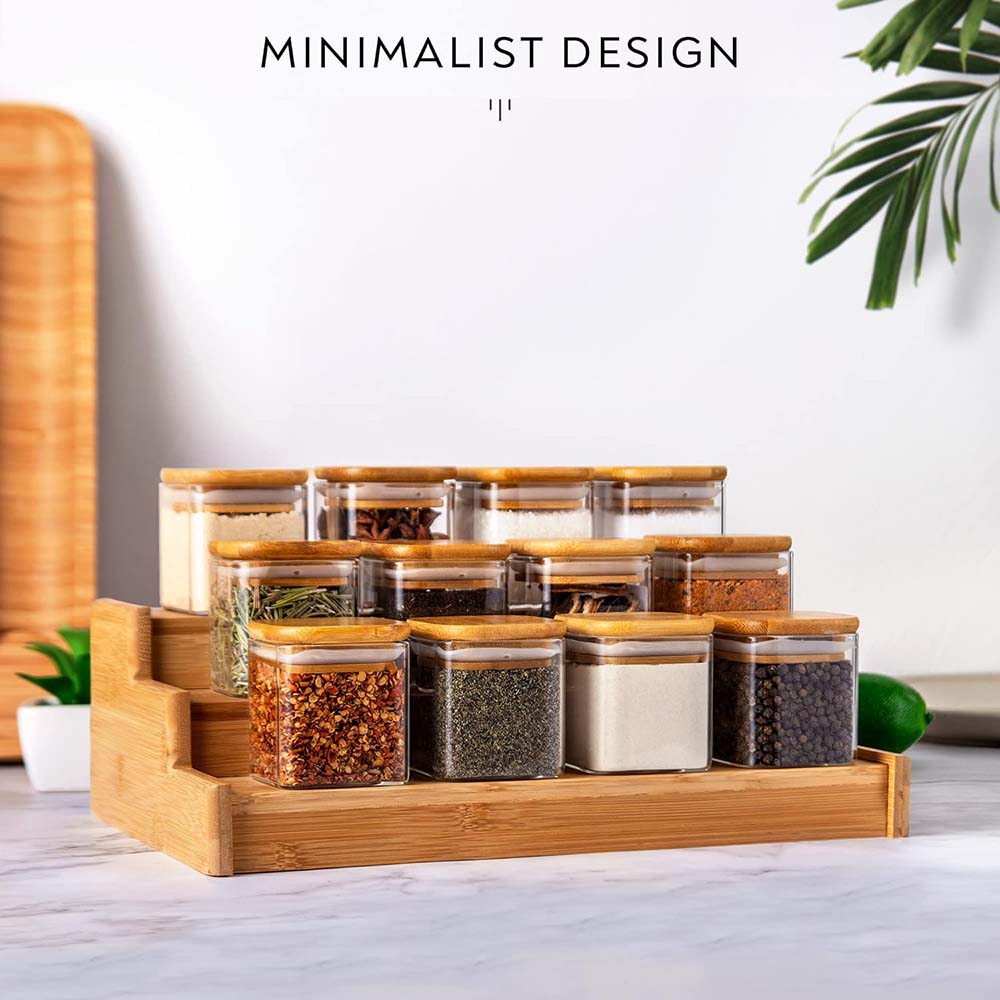 5oz Glass Jars Set with Spice  - Food Storage Jar Labels ulasan dan harga