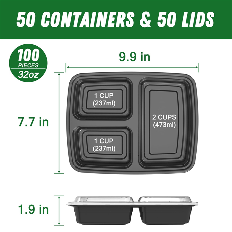 AT05-Reusable 32 Oz 50-Pack Me - Food Storage Without Plastic ulasan dan harga