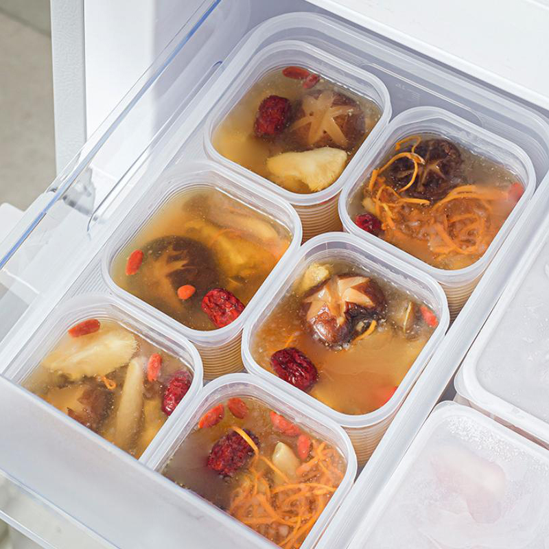 6-Grids Food Storage Container - Food Storage Jars With Lids ulasan dan harga