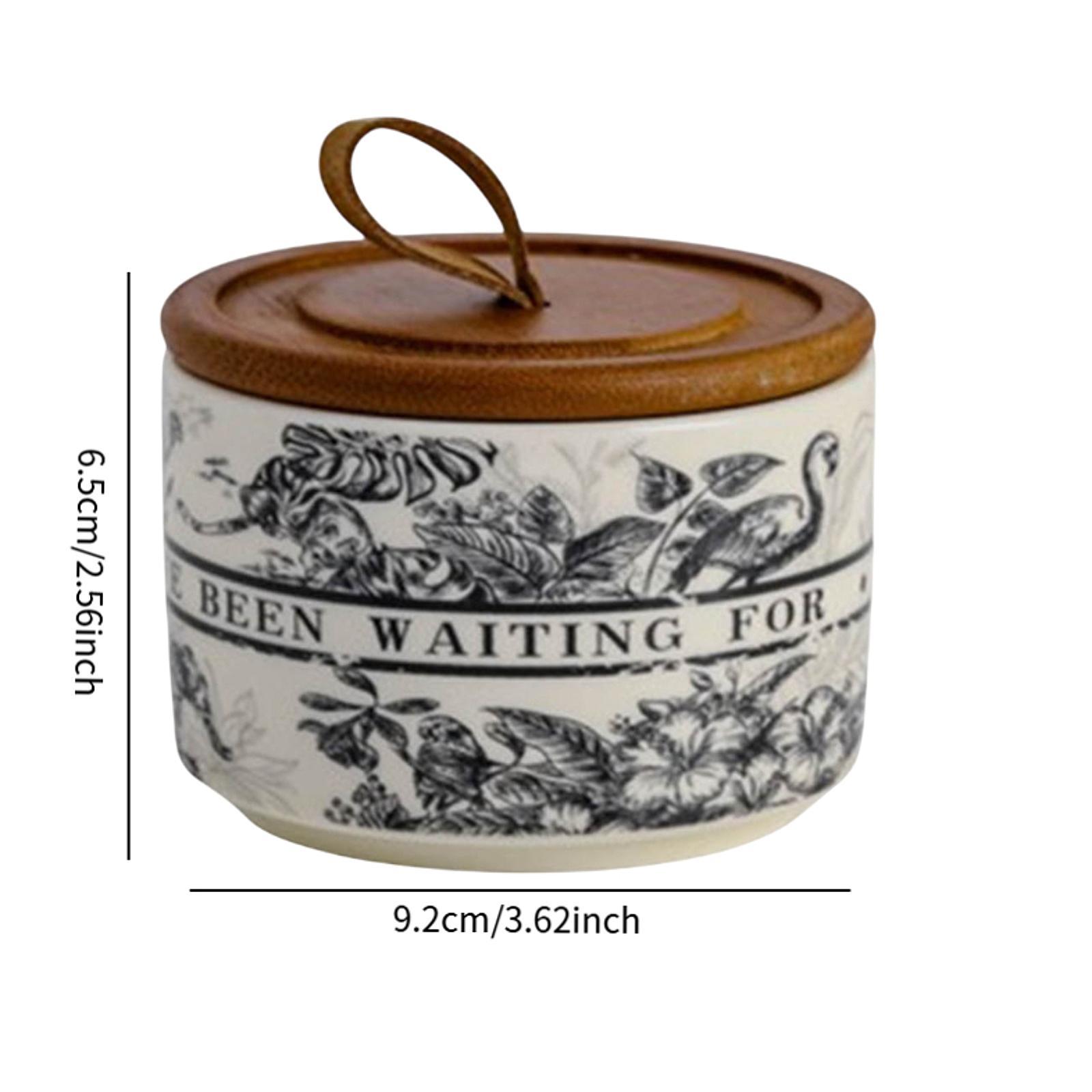 Decorative Canister Food Stora - Food Storage Jars With Lids ulasan dan harga