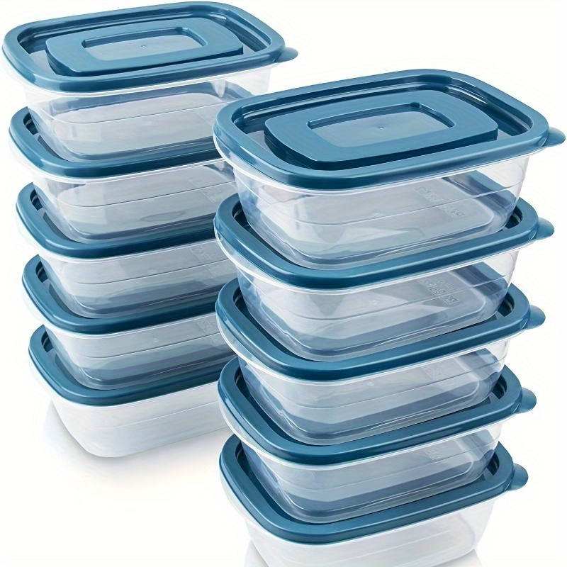 A Set of 6 Transparent Stackab - Set Food Storage ulasan dan harga