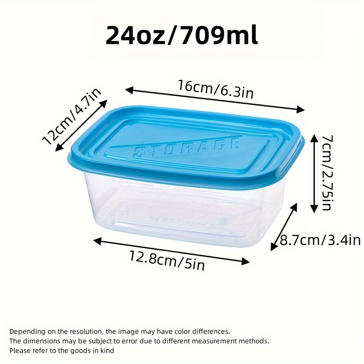 A Set of 6 Transparent Stackab - Set Food Storage ulasan dan harga