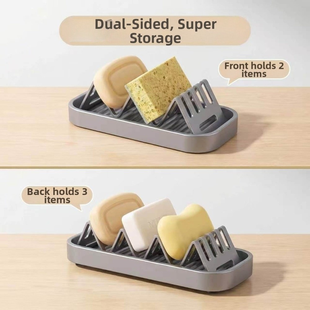 Waterproof W-Shaped Soap Rack  - Food Storage Rack ulasan dan harga
