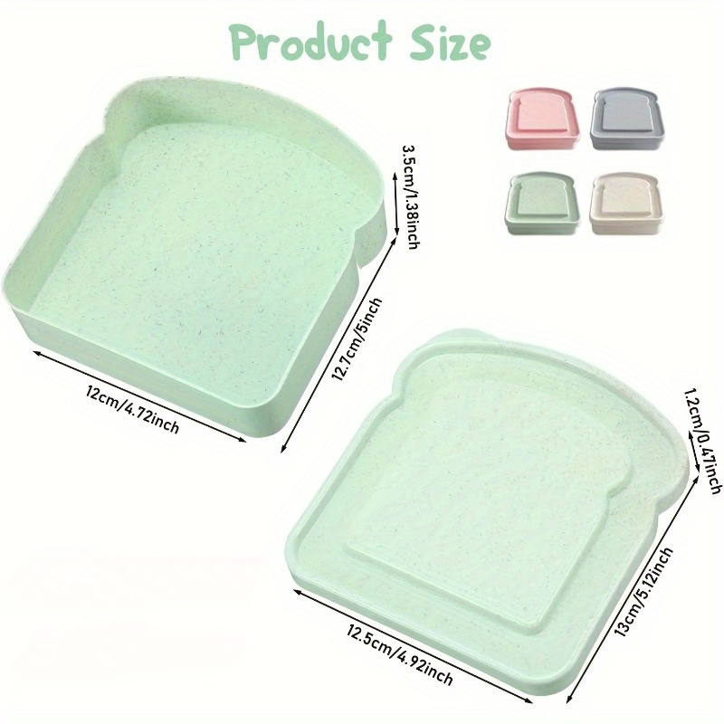 1pc Bento Boxes, Sandwich Cont - Food Storage Lunch Box ulasan dan harga