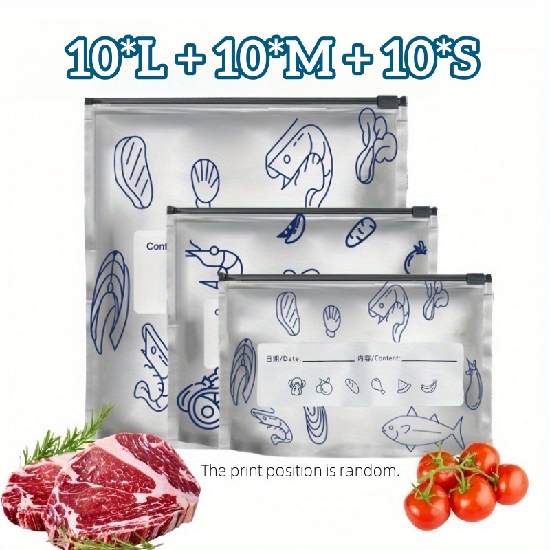 10/60pcs Aluminum Foil Storage - Food Storage Essentials ulasan dan harga
