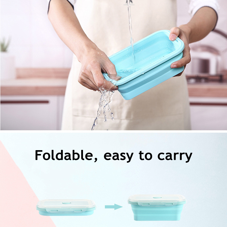 Collapsible Silicone Food Stor - Food Storage Silicone ulasan dan harga