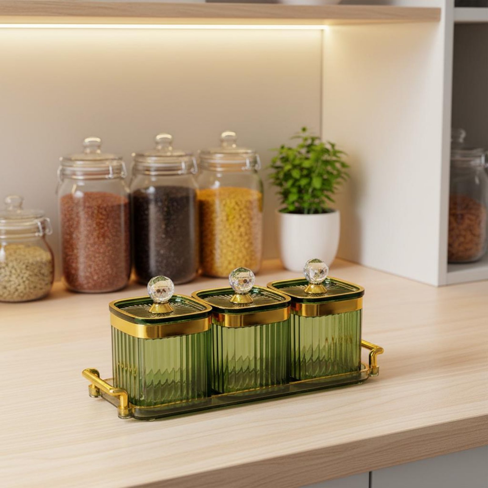Decorative Snack Container Set - Set Food Storage ulasan dan harga