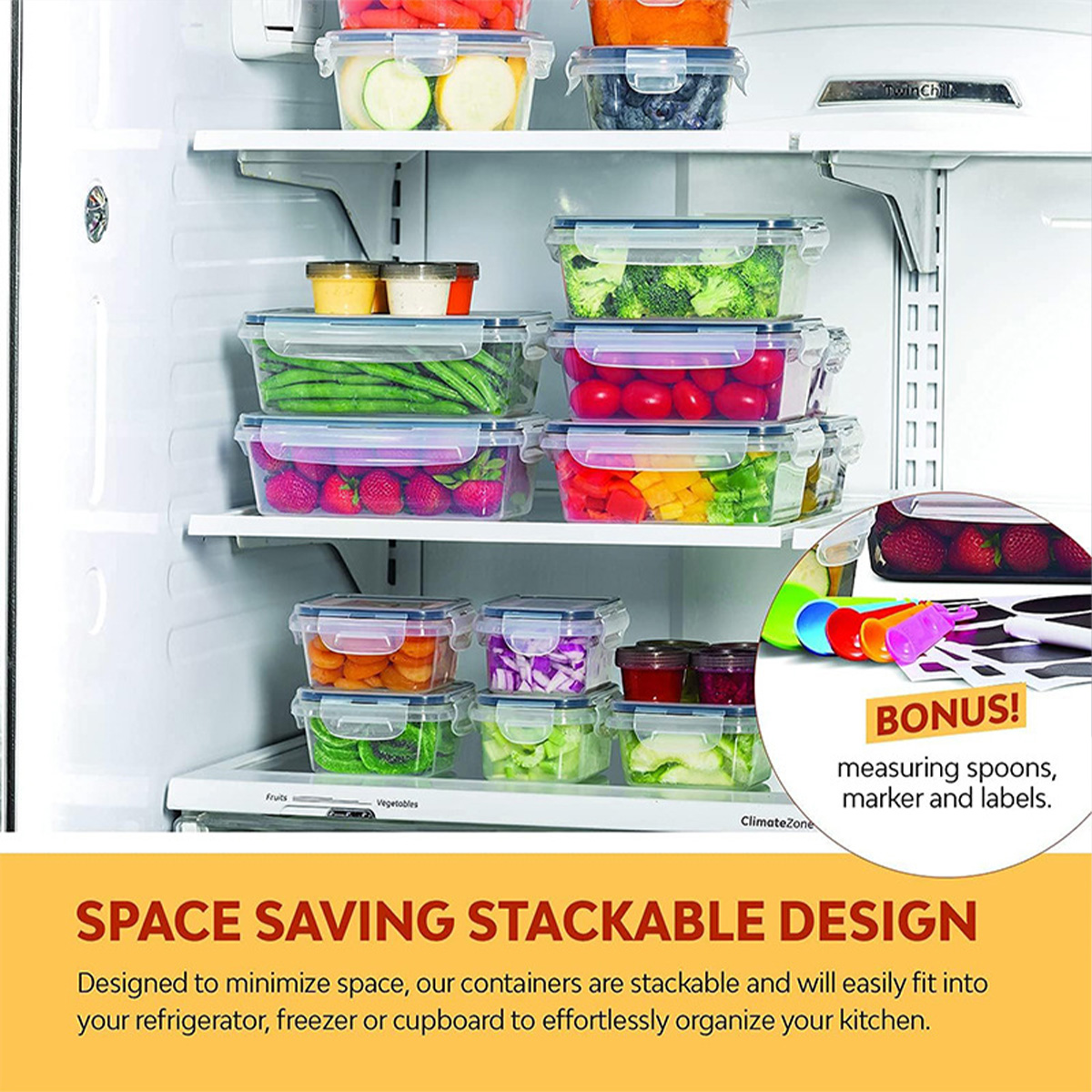 24Pcs/set Food Storage Box Set - Set Food Storage ulasan dan harga