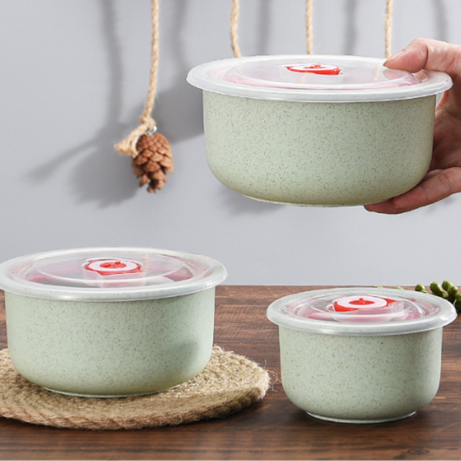 3pcs Food Storage Containers B - Food Storage Without Plastic ulasan dan harga