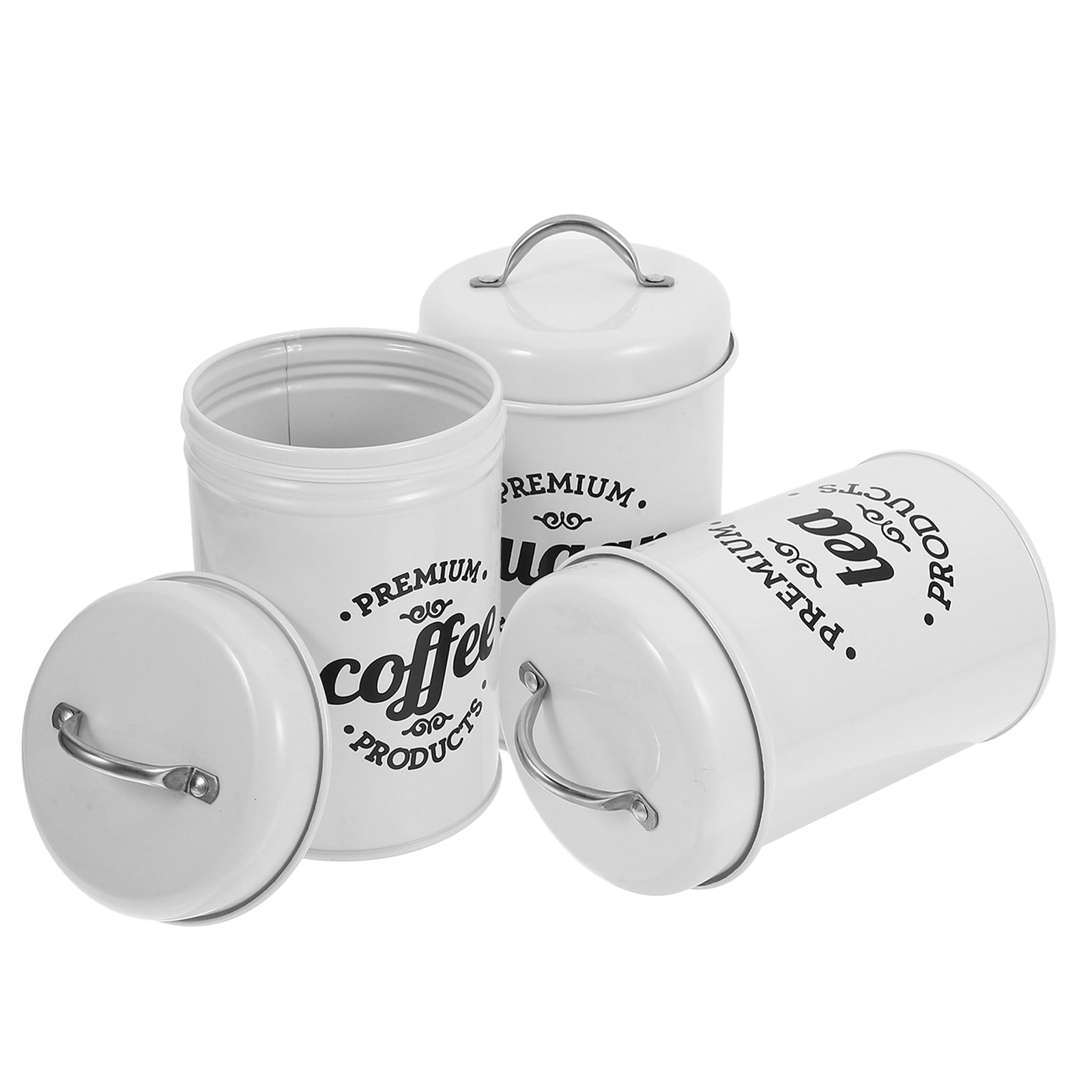 Elegant Airtight Iron Canister - Set Food Storage ulasan dan harga