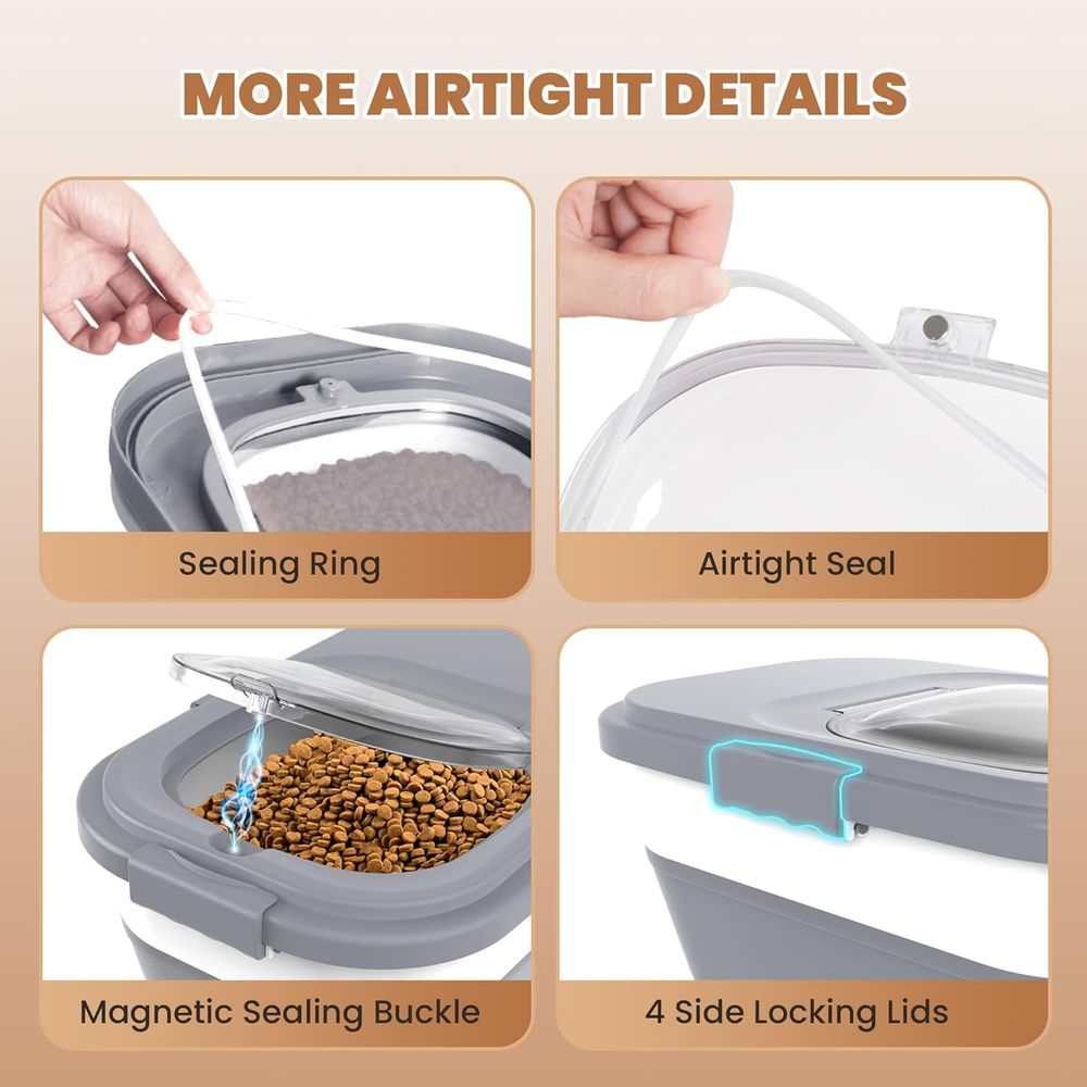 Airtight Dog Food Storage Cont - Food Storage Large ulasan dan harga