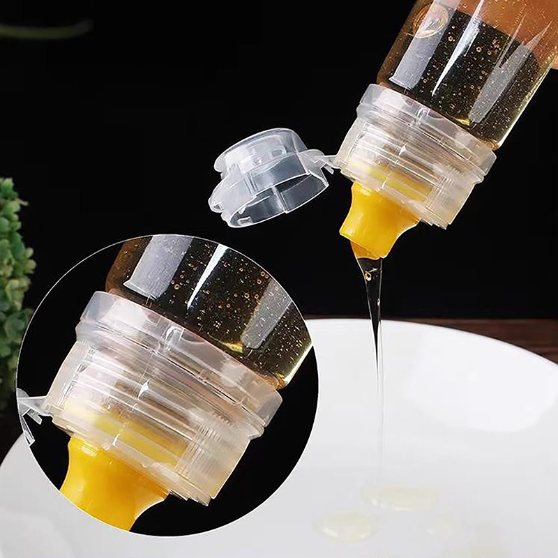 1PC 95ml Transparent Non-Drip  - Condiment Squeeze Bottle ulasan dan harga