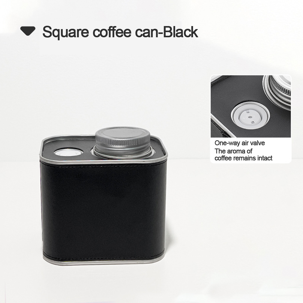 Coffee Bean Airtight Cans Outd - Food Storage Square Containers ulasan dan harga