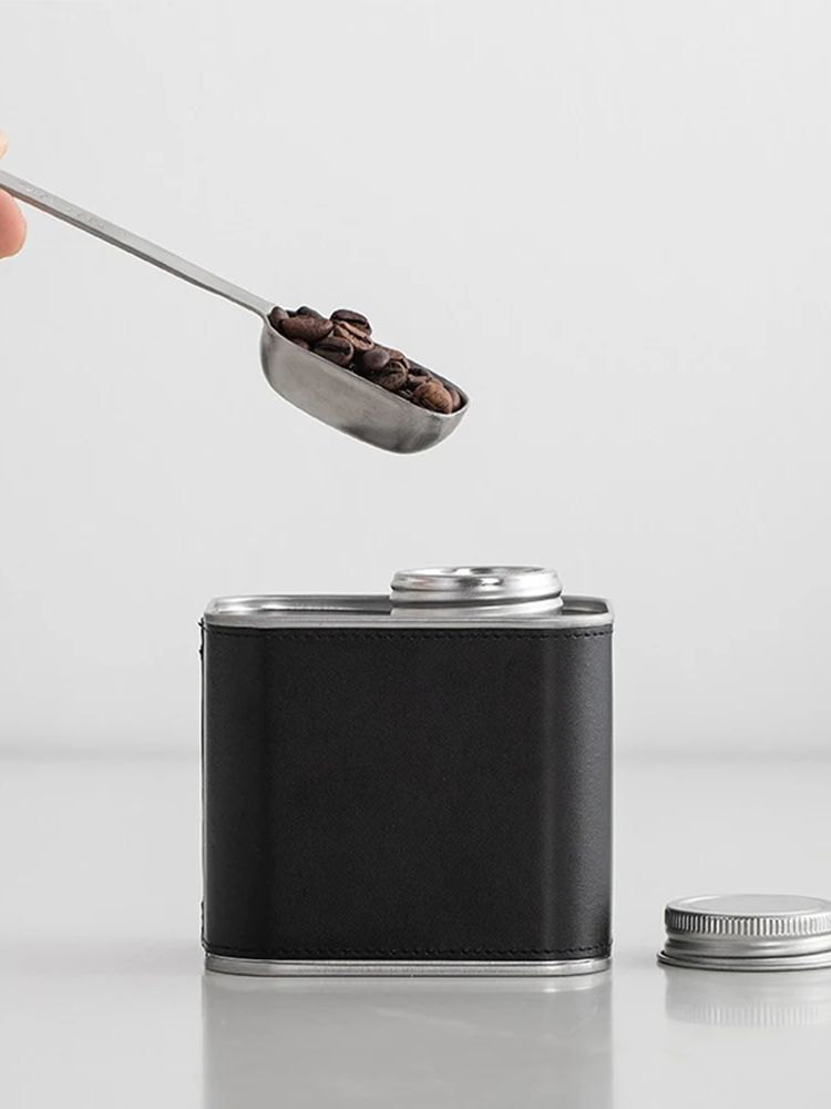 Coffee Bean Airtight Cans Outd - Food Storage Square Containers ulasan dan harga