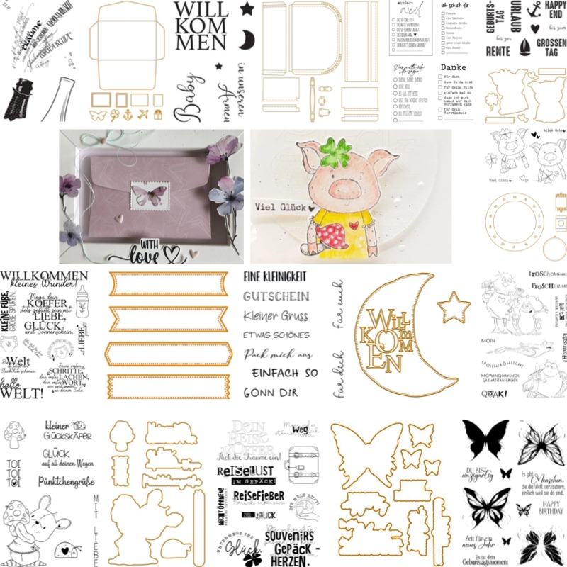 Baby Suitcase Stamps And Dies  - Food Storage Baby ulasan dan harga