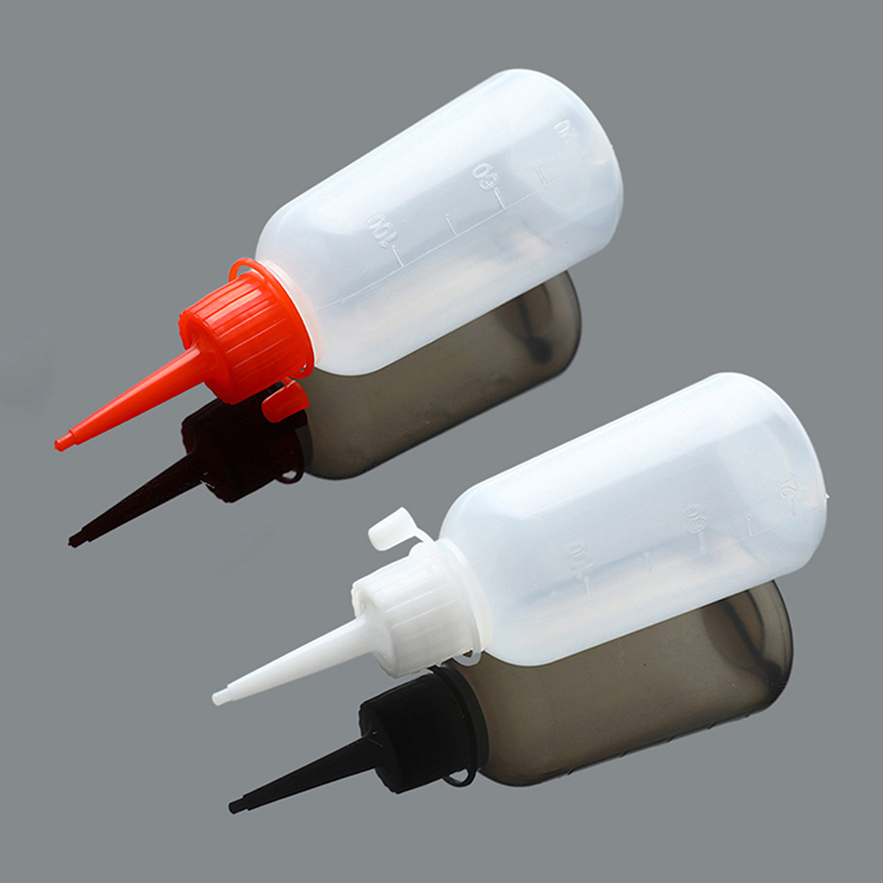 100ml Plastic Clear Tip Applic - Condiment Squeeze Bottle ulasan dan harga