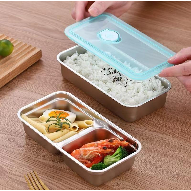 Portable Stainless Steel Fresh - Food Storage Lunch Box ulasan dan harga